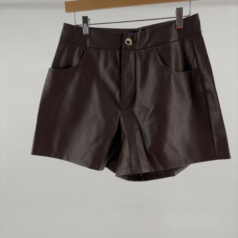 unknown brand Short Set In Chocolate - Picture 4 of 5